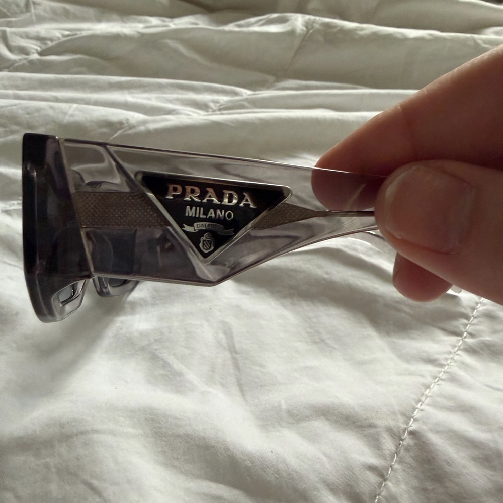 Prada Brown Translucent Sunglass Temples - Brown … - image 3